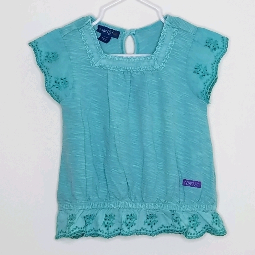 Naartjie Eyelet Keyhole Shirt 12-18m